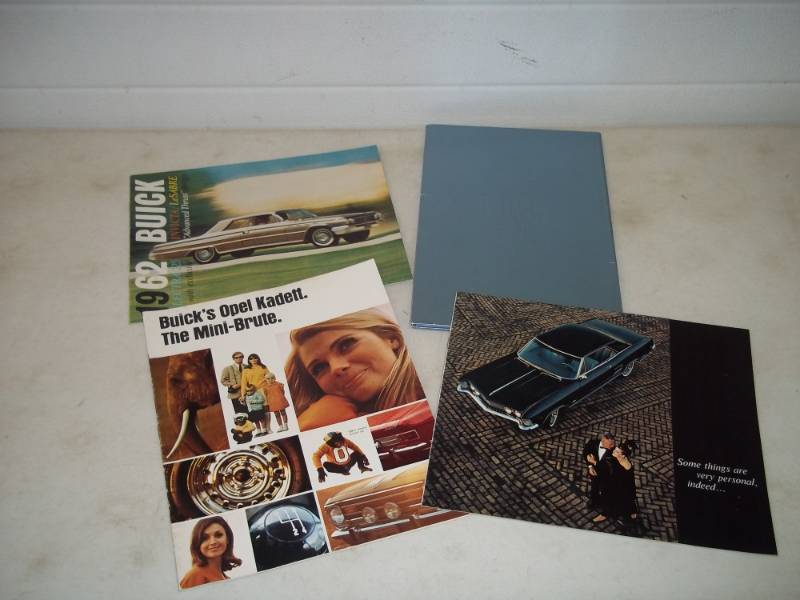 lot 71 image: 1960s-1980s Buick sales brochures