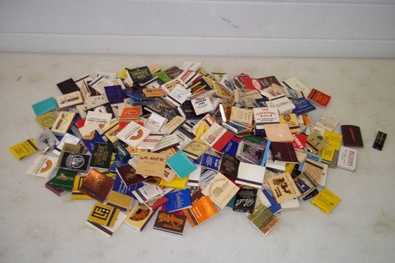 lot 84 image: Vintage advertising matchbooks