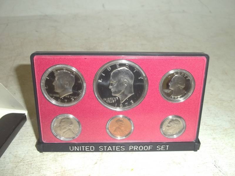 lot 25 image: United Sates Proof set 1973