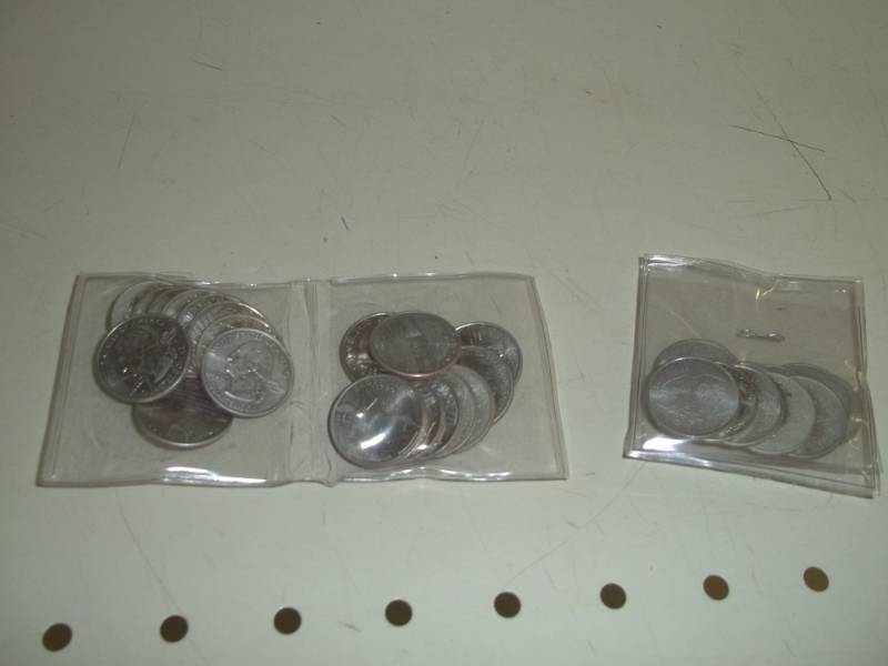 lot 57 image: 30 Assorted State Quarters
