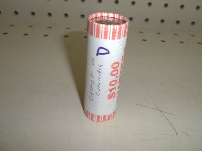 lot 72 image: 10$ Roll of District of Columbia Quarters