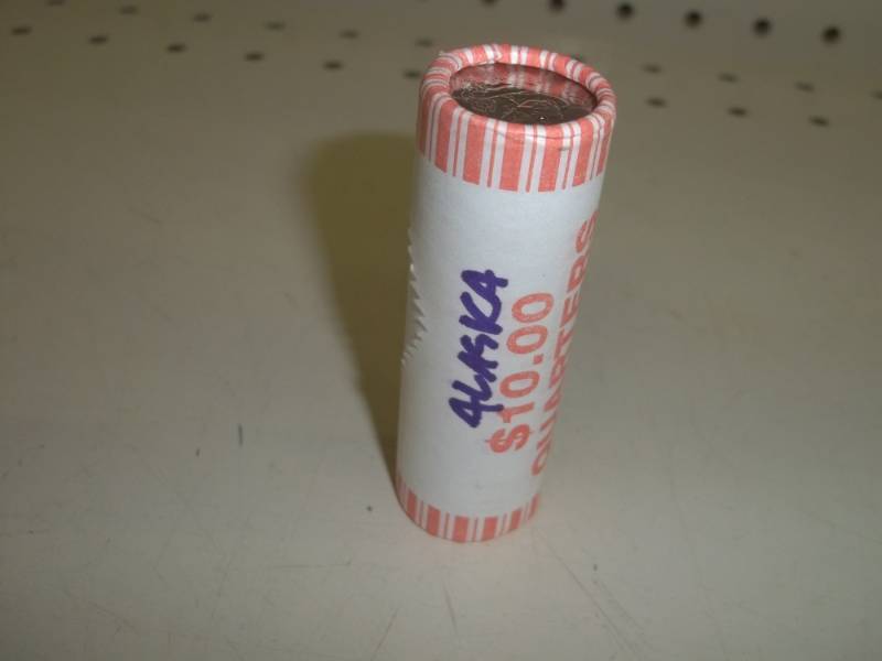 lot 76 image: 10$ Roll of Alaska Quarters