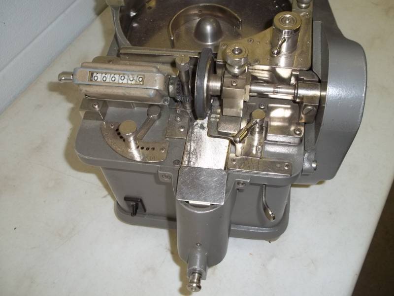 Vintage 1950's Brandt coin counter and packager from Staples MN bank