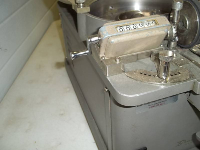 Vintage 1950's Brandt coin counter and packager from Staples MN bank