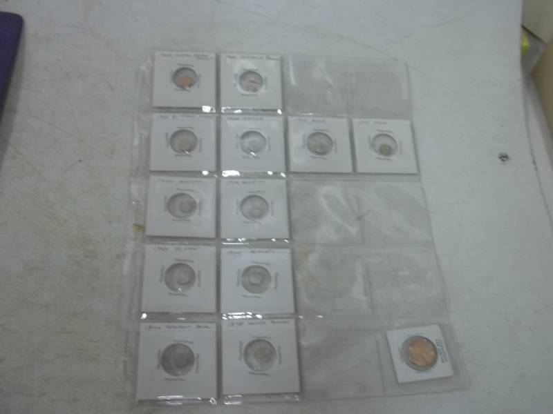 lot 90 image: Miniature coin collectibles