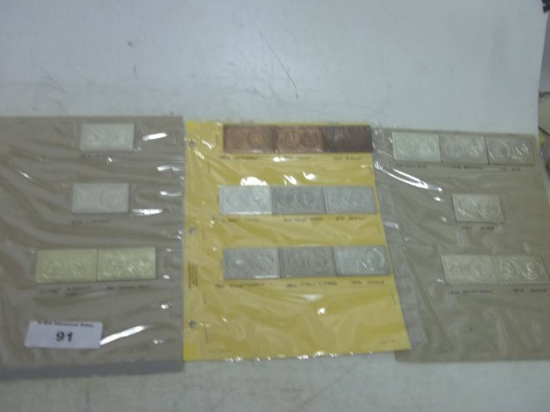 lot 91 image: Coin Token Bars, 19 total