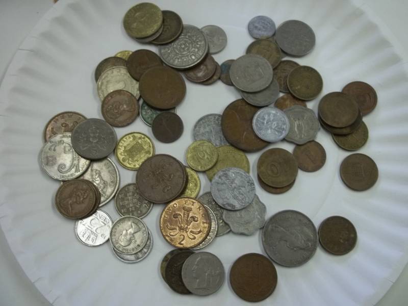 lot 147 image: Assorted foreign coins
