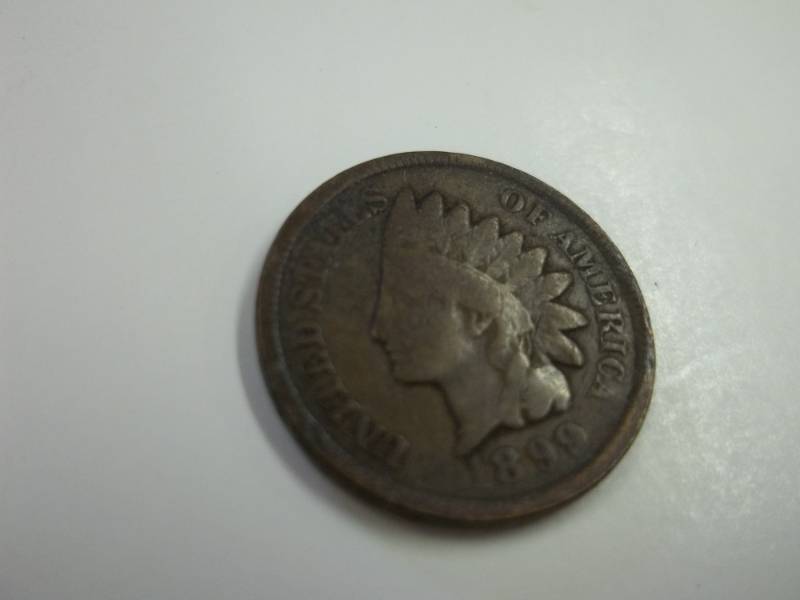 lot 151 image: 1899 One Cent Indian head