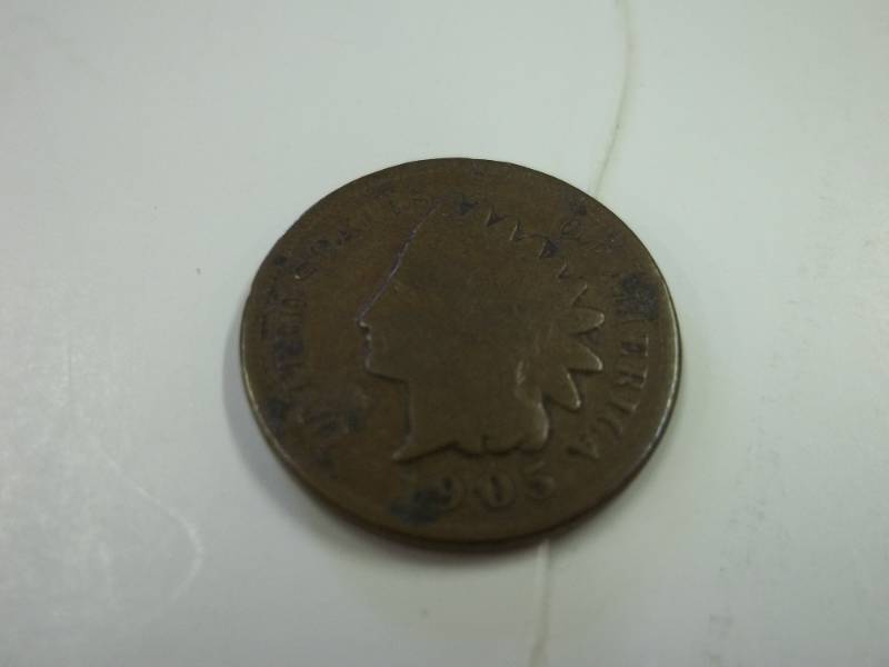lot 152 image: 1905 One Cent