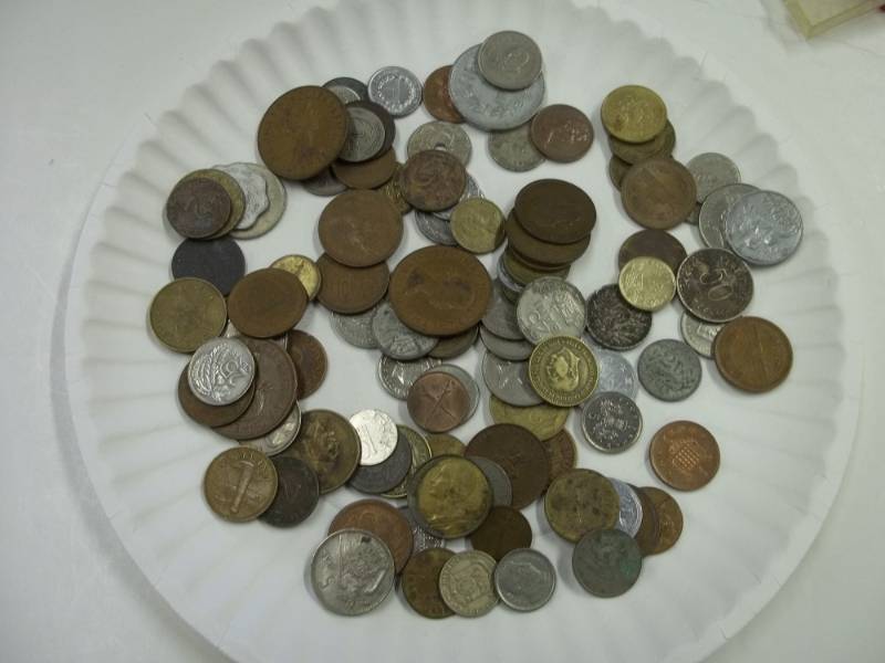 lot 165 image: Assorted foreign coins