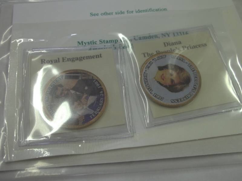 lot 176 image: Princess Diana The Royal Wedding tokens