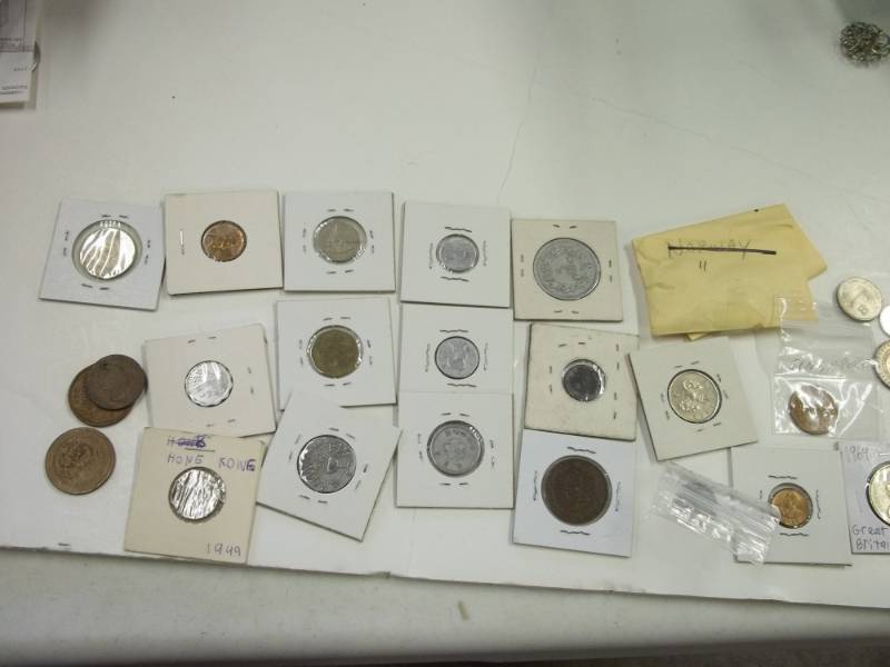 lot 188 image: Assorted Foreign coin set