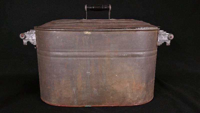 lot 23 image: Antique Large Copper Boiler