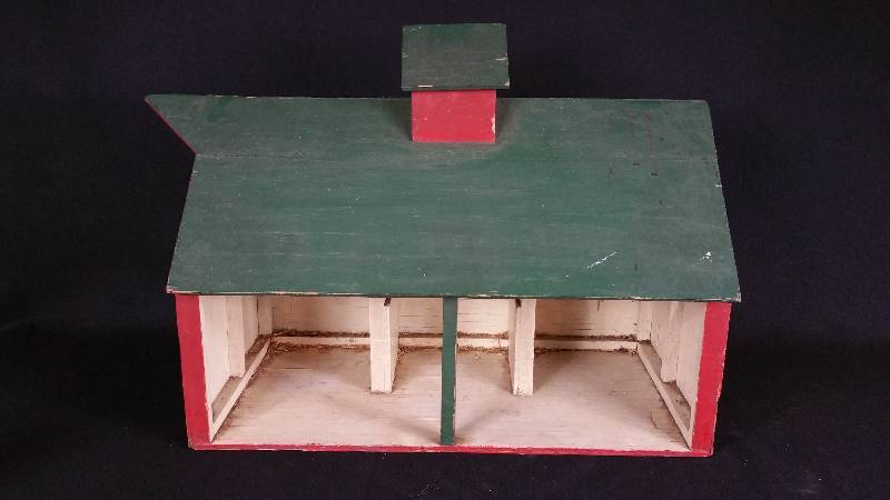 lot 30 image: Primitive Wooden Childs Barn