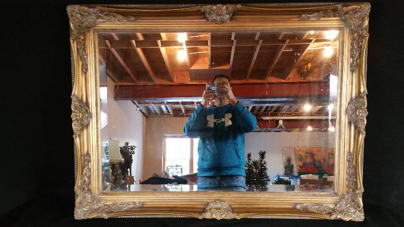 lot 67 image: Large Mirror Ornate Frame