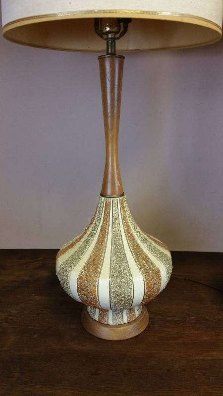 lot 3E image: Mid Century Modern Signed Lamps