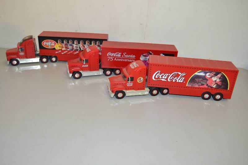 lot 36 image: Coca- Cola Semi-Trucks