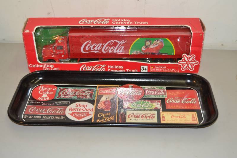 lot 37 image: Coca- Cola Semi-Truck and Tray