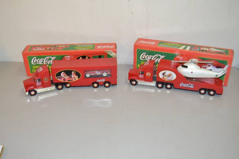lot 38 image: Coca- Cola Semi-Trucks