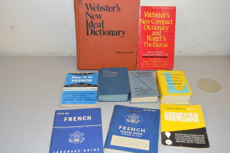lot 123 image: Dictionaries