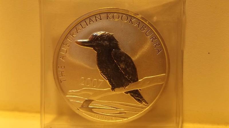 ����� 1 oz .999 Silver 2007 Australia Kookaburra Round