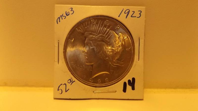 � 1923 MS63 Peace Dollar