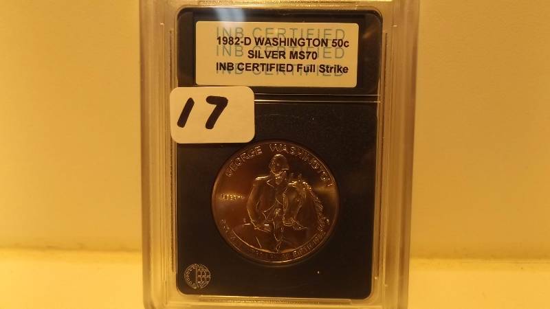 �� INB 1982 D Washington Silver MS70 Half Dollar