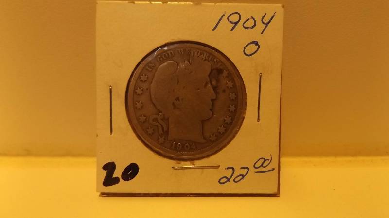 �� 1904  O  half dollar