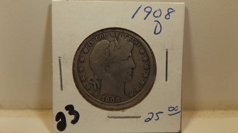 �� 1908 D half Dollar