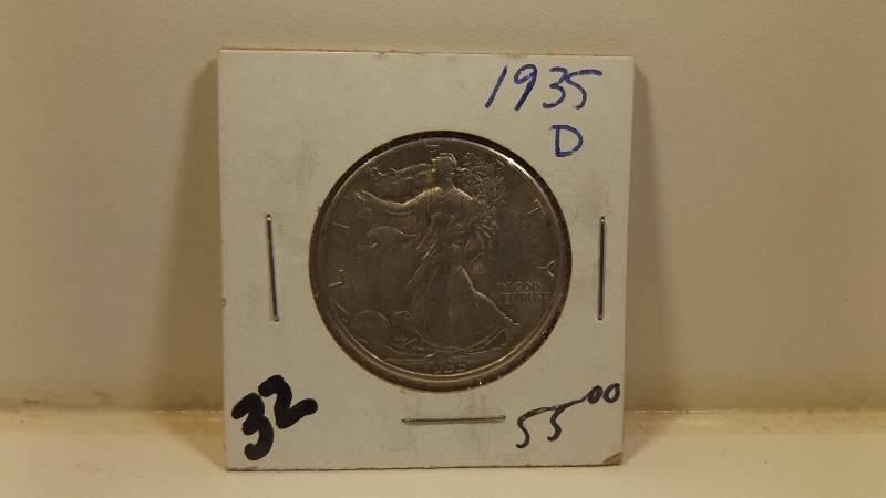 � 1935 D Walking liberty half dollar
