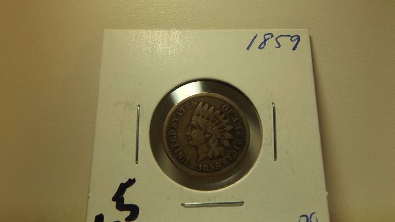 1859 indian head cent