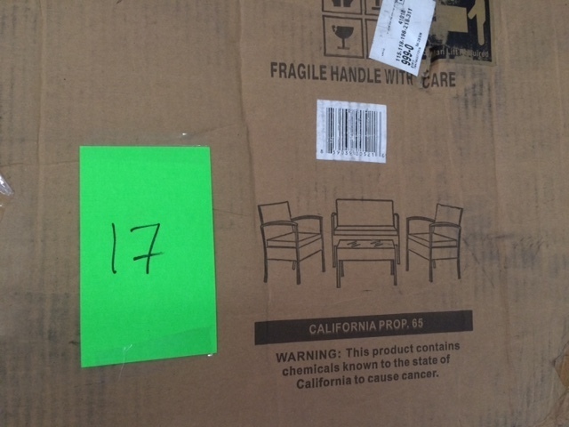 lot 17 image: Wendell 4 Piece Seating Group with Cushion by Charlton Home