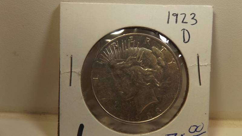 � 1923 D Peace Dollar