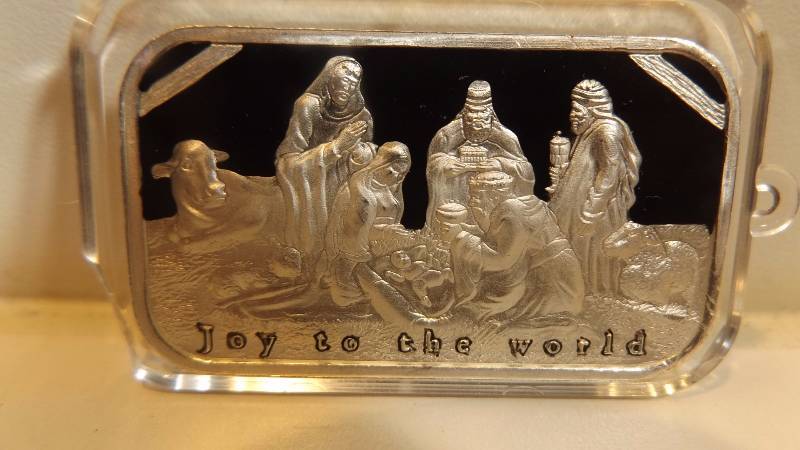 Joy To The World 1 oz .999 Fine Silver Bar