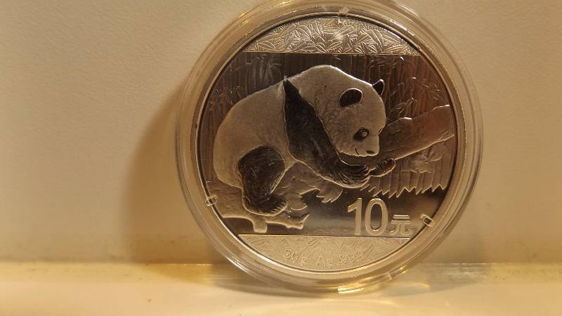 2016 Chinese Panda 30 Grams .999 Silver