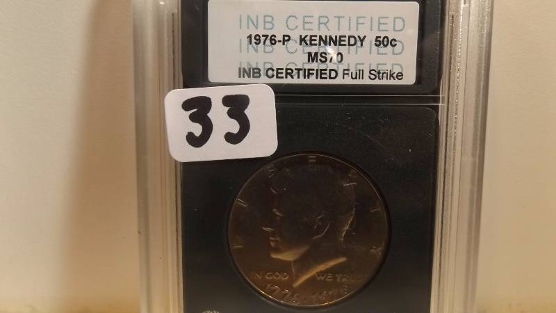 � INB 1976 P MS70 Kennedy Half Dollar