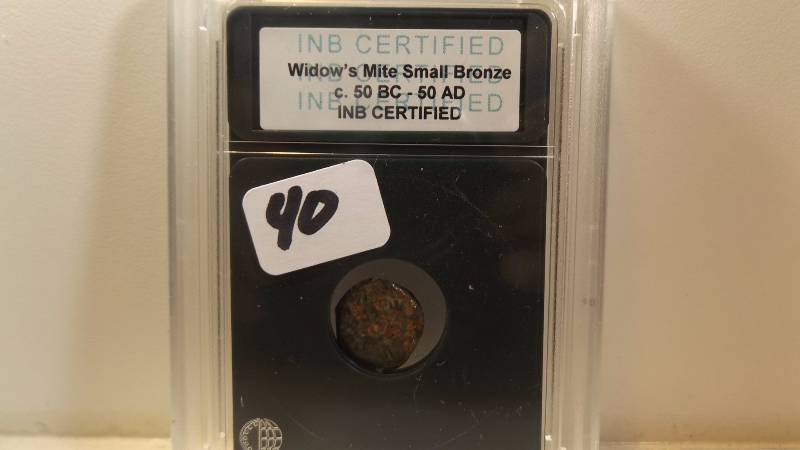 INB Widow�s Mite Small Bronze 50 BC � 50 AD