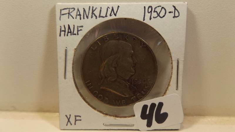 �� 1950 D Franklin Half dollar