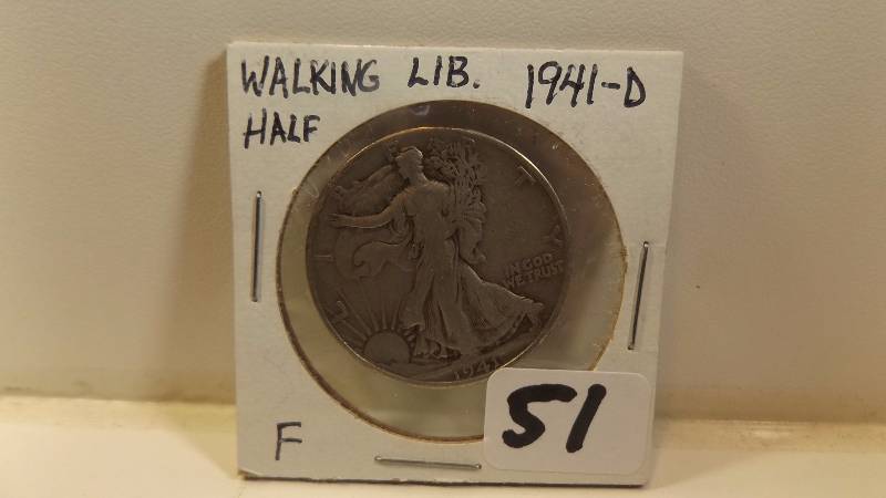 1941 D Walking Liberty Half Dollar
