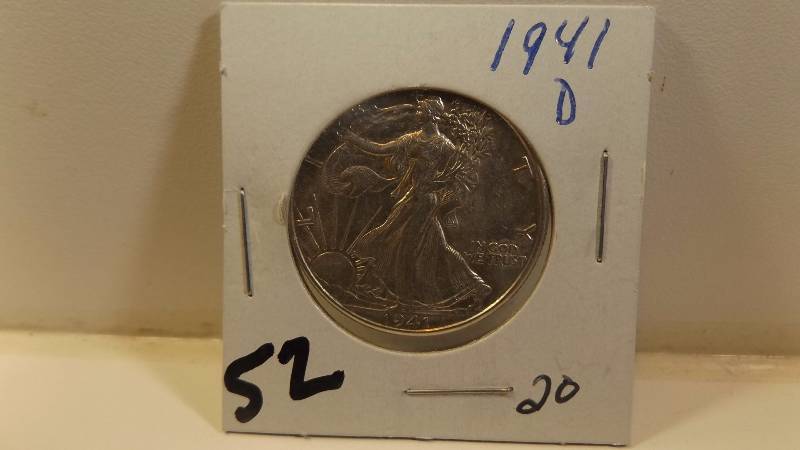�� 1941 D Walking Liberty Half Dollar