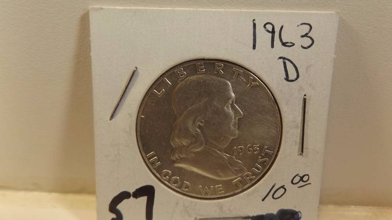 � 1963 D Franklin Half Dollar