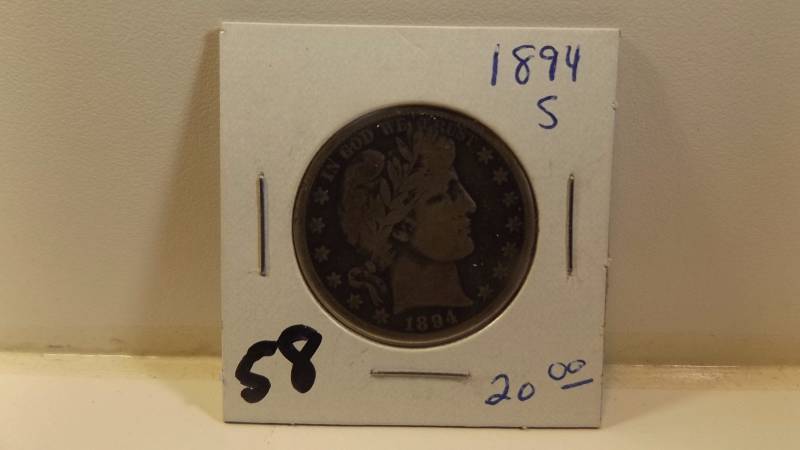 � 1894 S Barber Half Dollar