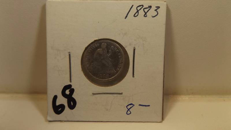 �� 1883 Seeded Dime