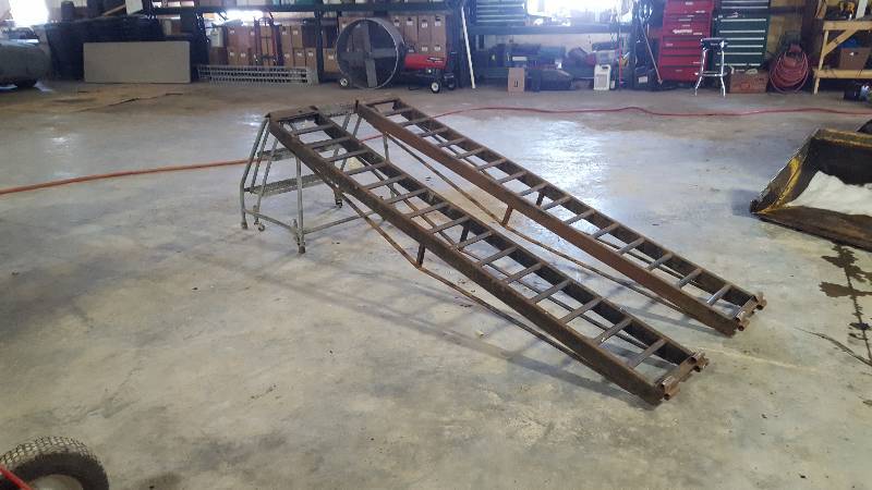 lot 15 image: 8 Homemade Heavy Duty 4 wheeler ramps - Used