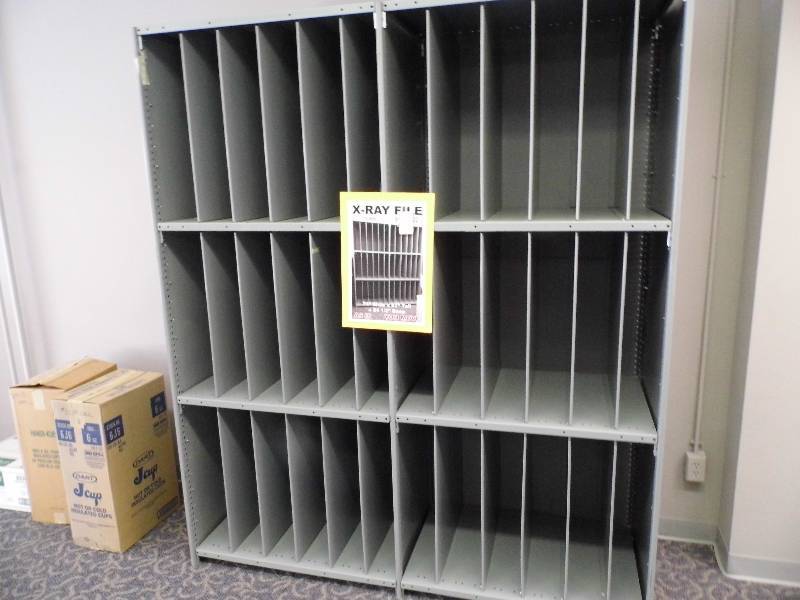 lot 71 image: X-Ray File Shelf