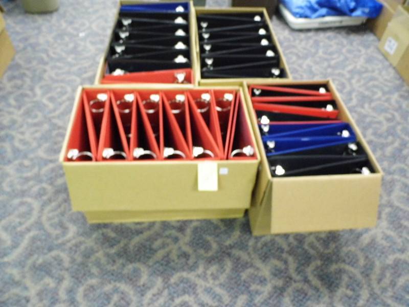 lot 127 image: 4 Boxes of  Binders