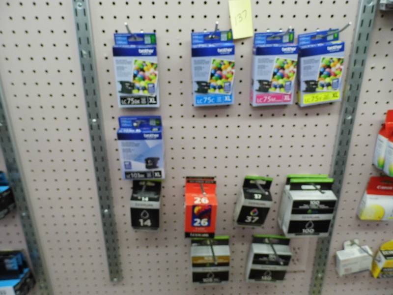 lot 137 image: Assorted Brother & Lexmark Ink