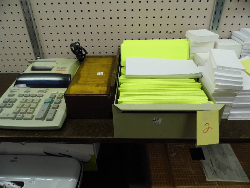 Adding Machine, First Aid Kits, Scratch Paper