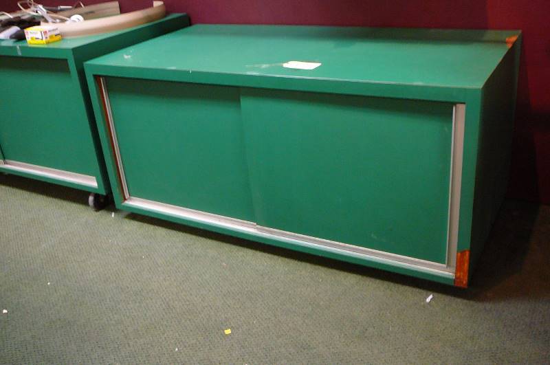 lot 13 image: Cabinet with 2 Sliding doors