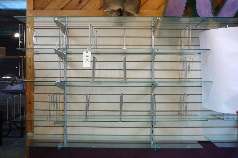 lot 14 image: Glass Shelves and brackets